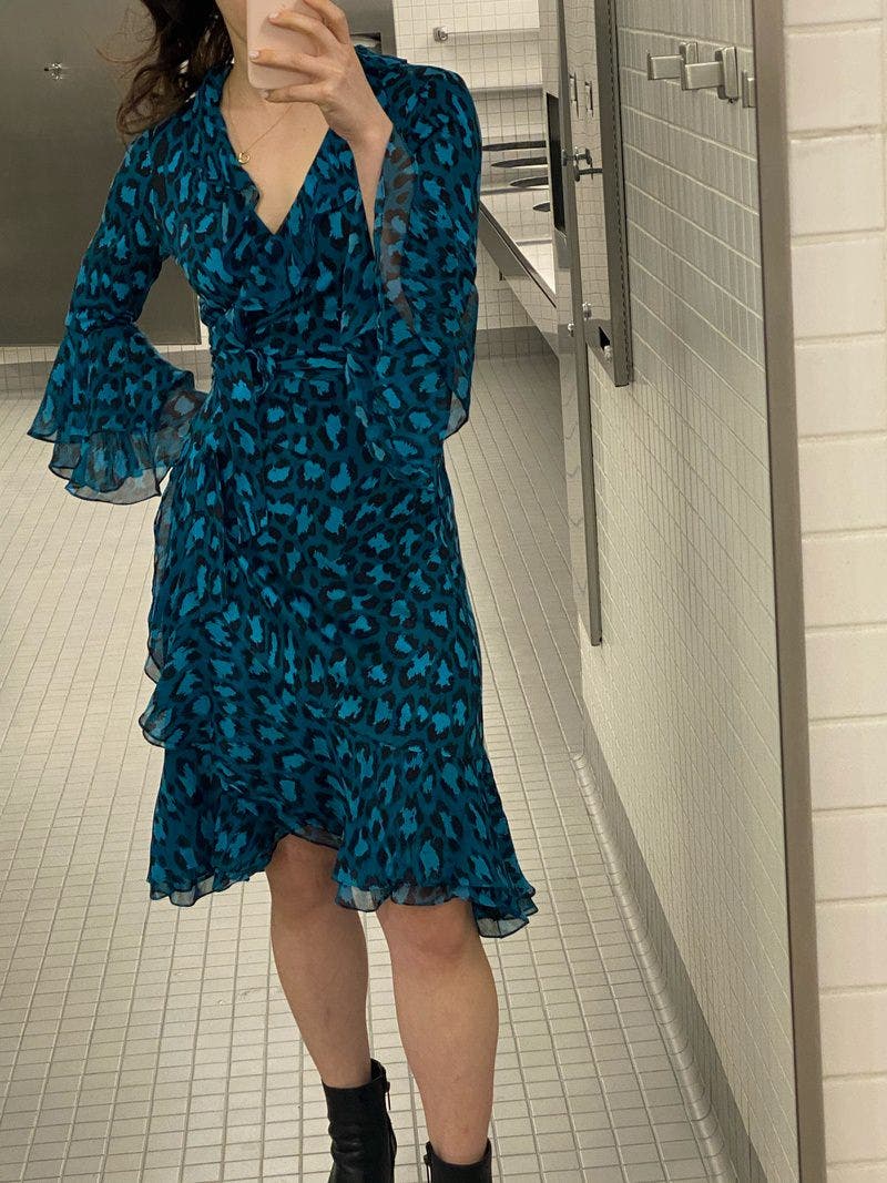 Carli Ruffled Wrap Dress by Diane von Furstenberg | Rent the Runway