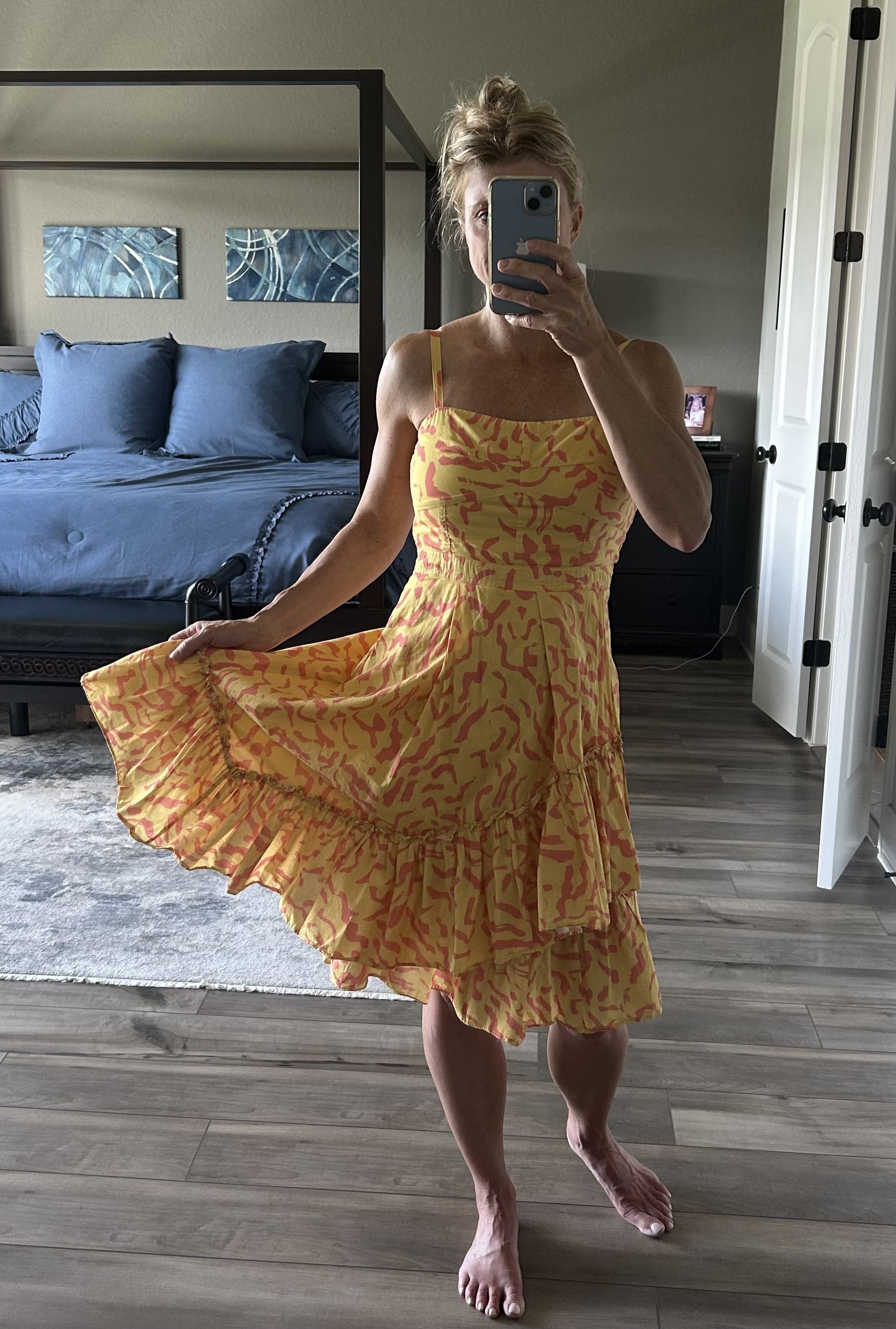 Yellow Scribble Dress by Derek Lam 10 Crosby x RTR | Rent the Runway