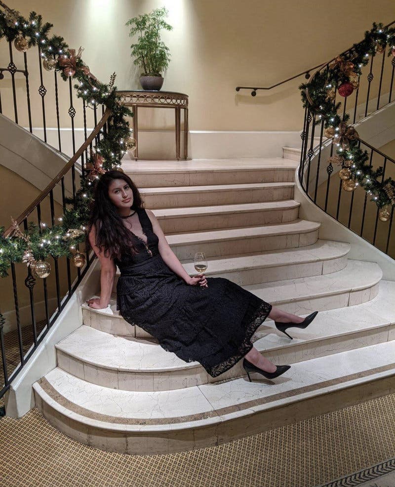 Black Lace Illusion Gown by Nicole Miller | Rent the Runway