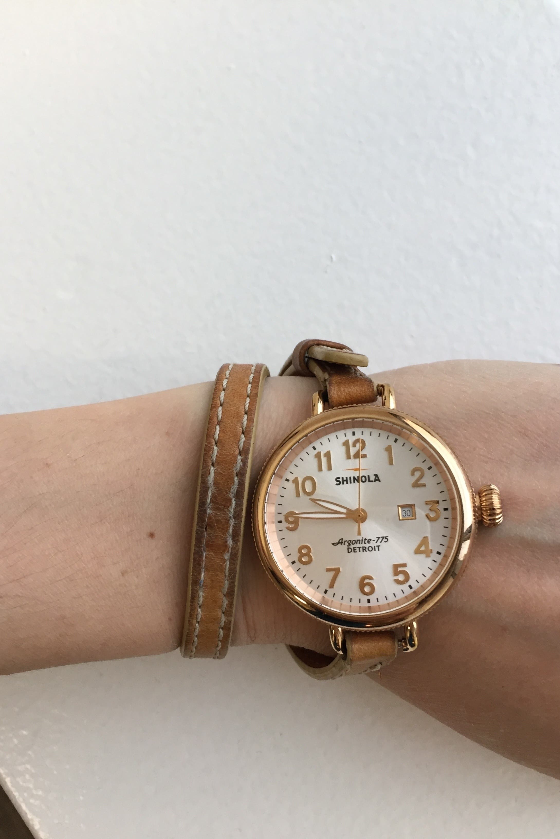 Rose Gold Birdy Watch by Shinola | Rent the Runway