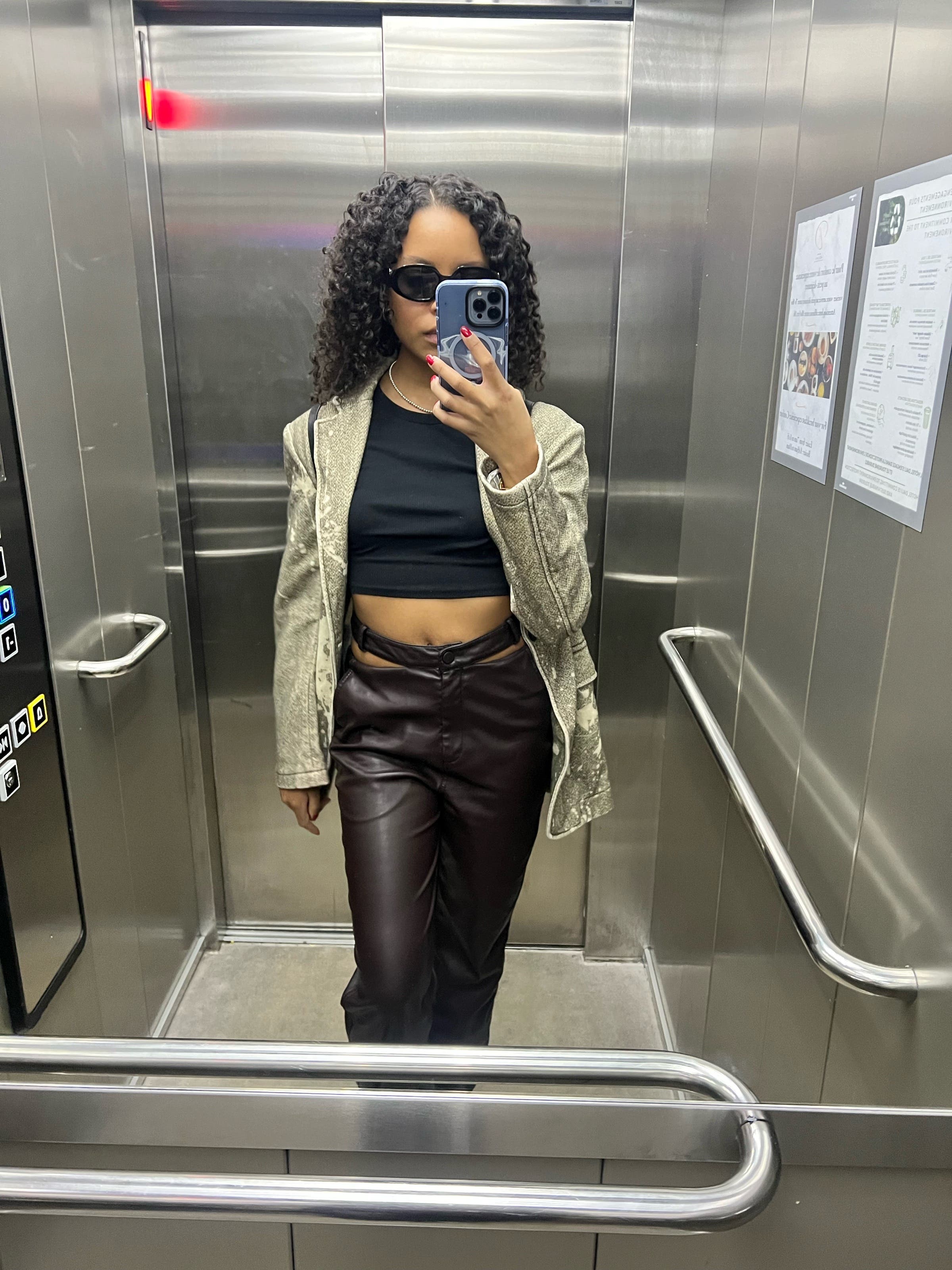 Amelia Faux Leather Pants by SIMKHAI | Rent the Runway