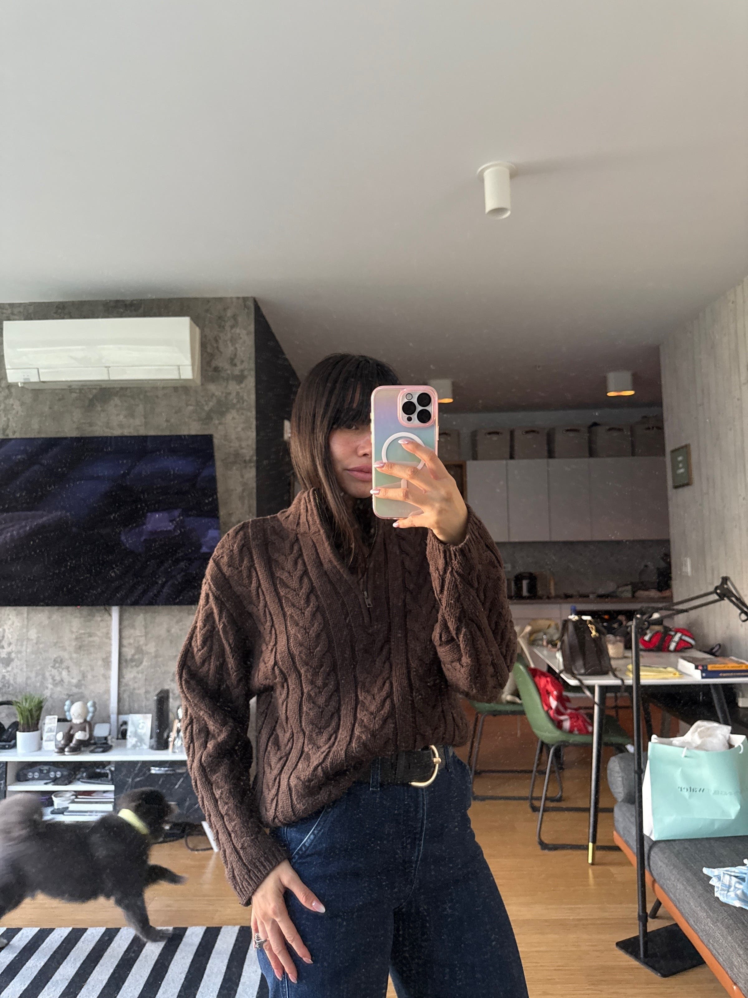 マーサ Cable Knit Quarter Zip Sweater by Marissa Webb x RTR | Rent