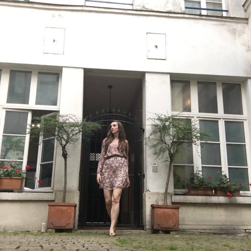 Stained Glass Wrap Dress By Waverly Grey Rent The Runway