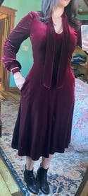 Red Velvet Ruby Dress by Black Halo | Rent the Runway