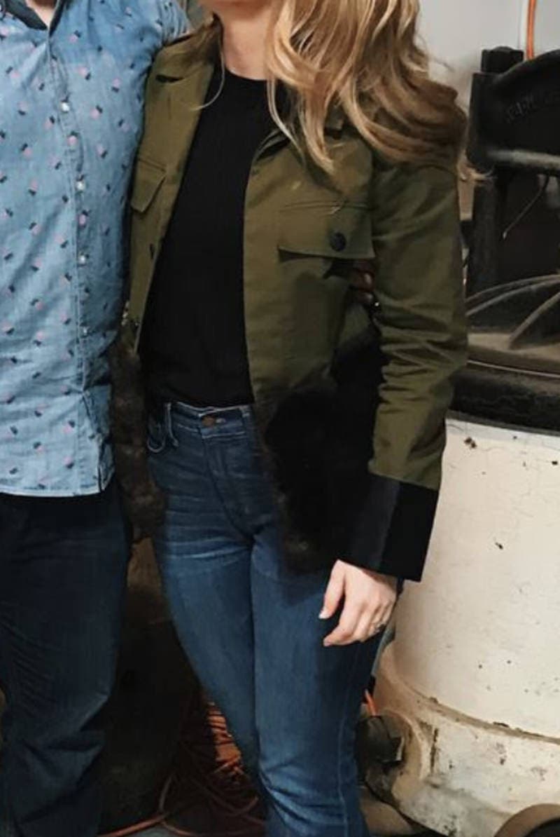 Faux Fur Trim Field Jacket by Harvey Faircloth | Rent the Runway