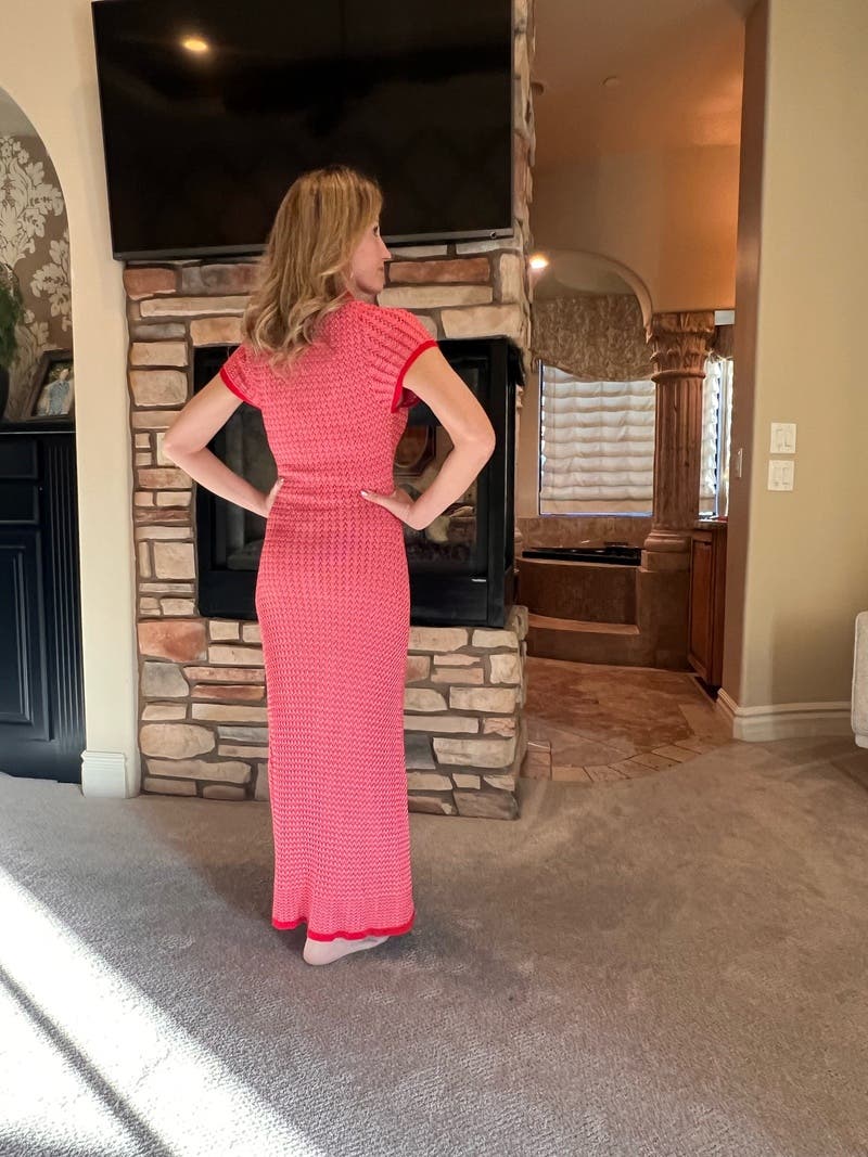 Red Polo Midi Dress by Maje | Rent the Runway