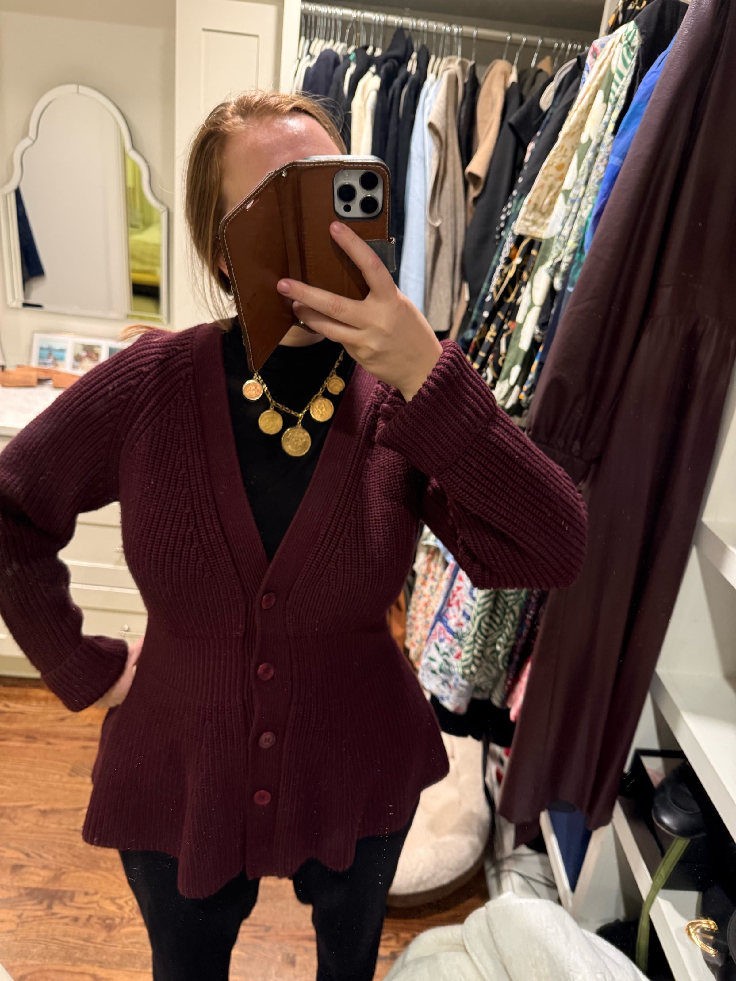 美品 21AW FOXEY NEW YORK フォクシーニューヨークコレクション Knit Top Peplum Flare ペプラムニット セーター 40008 38 グリーン系 レディース 古着 中古 USED 美品 21AW FOXEY NEW YORK フォクシーニューヨークコレクション Knit