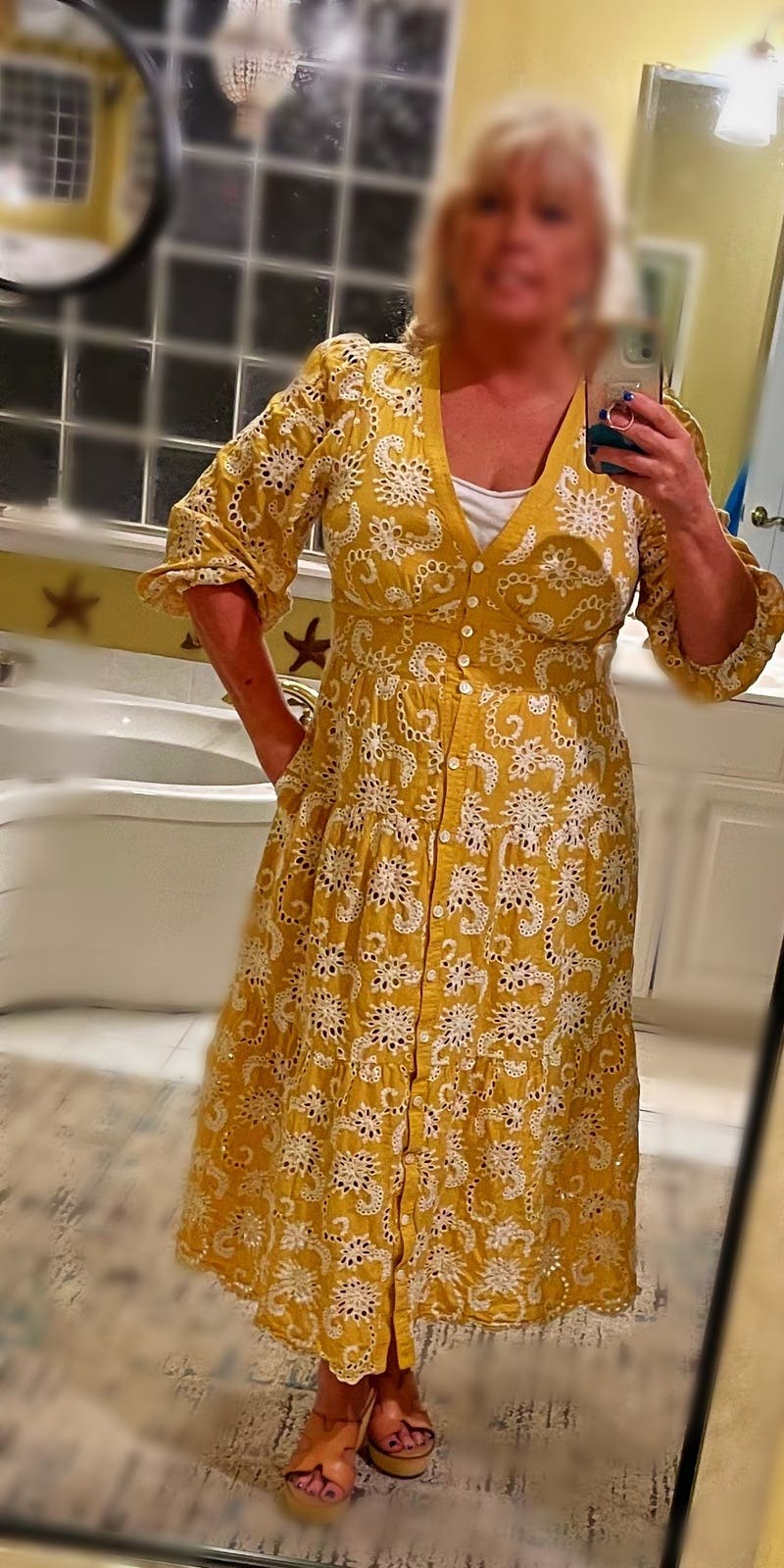 Sunshine Eyelet Dress main image 0