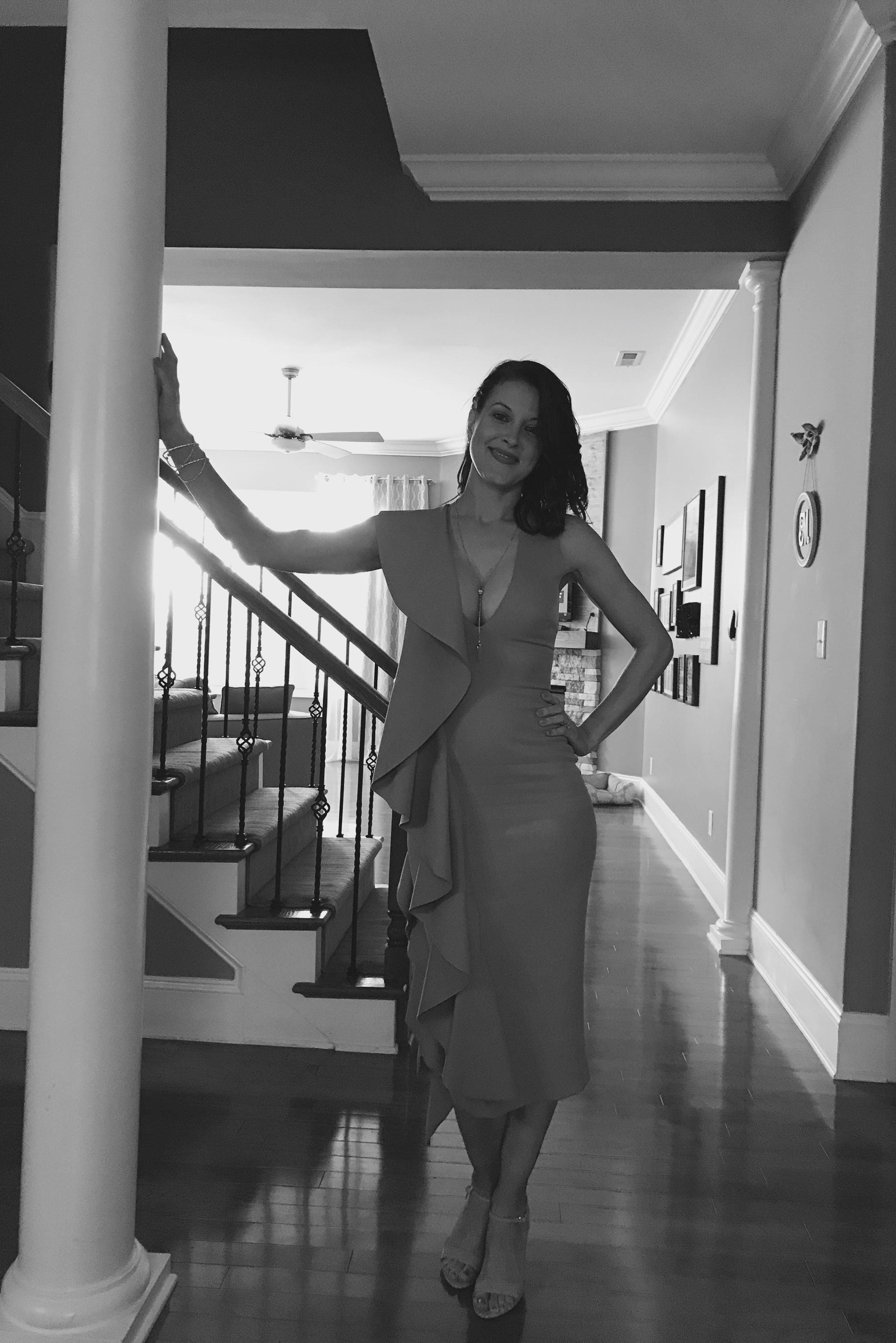 Grey Ceara Dress by Solace London | Rent the Runway