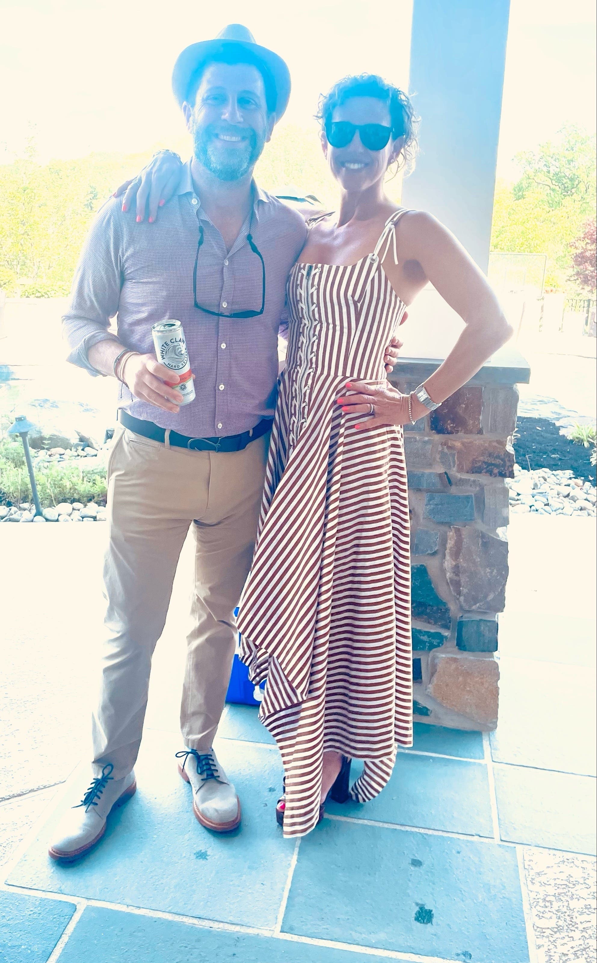 Striped Lace Up Dress by Monse | Rent the Runway