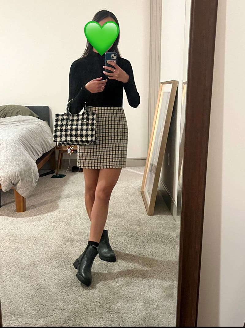 ザニューハウス　CARNOT SKIRT TNH20200-07 ドット柄　XS SKIRT | THE NEWHOUSE