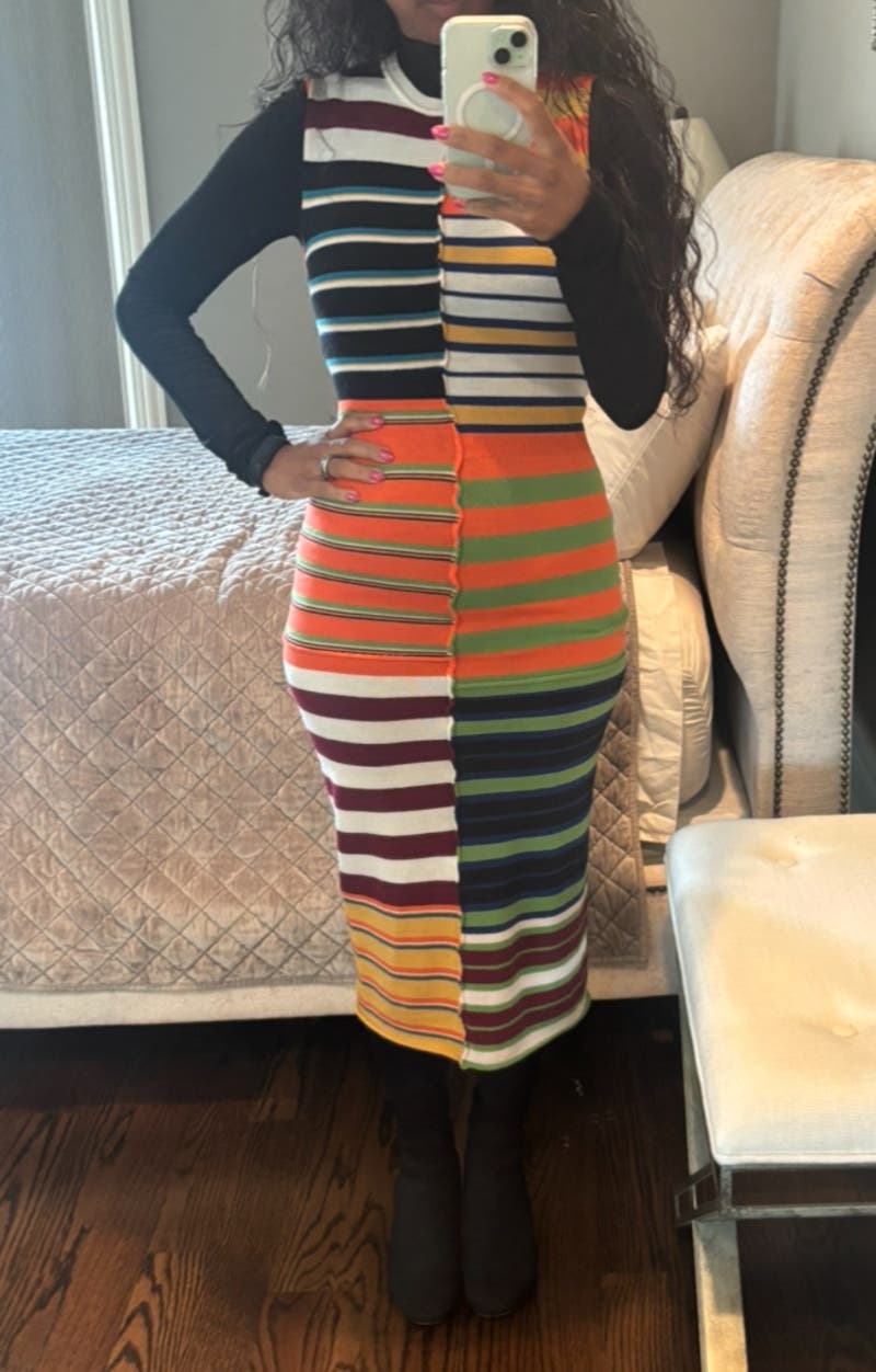 Striped Midi Dress by Marni | Rent the Runway