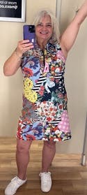 ワンピース MOSCHINO JEANS Woman Dress Multicolor 04943702 3555 Patchwork Dress by Moschino Jeans | Rent the Runway
