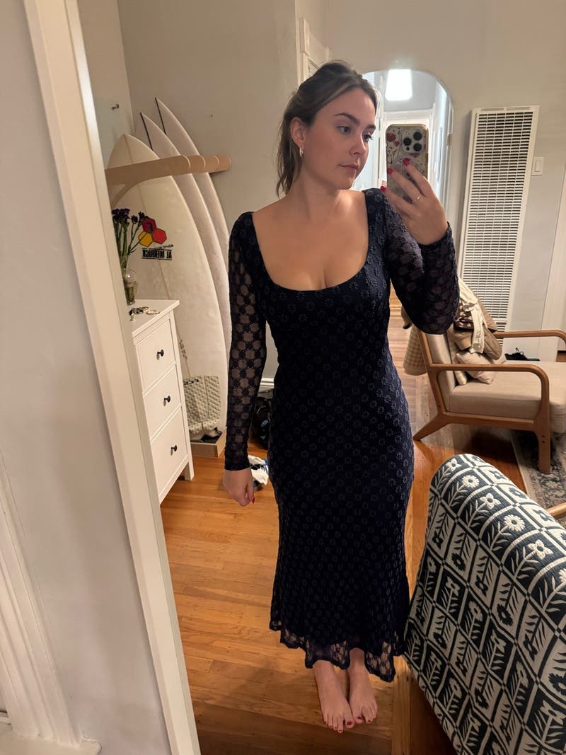 Adoni Lace Midi Dress by Bardot | Rent the Runway
