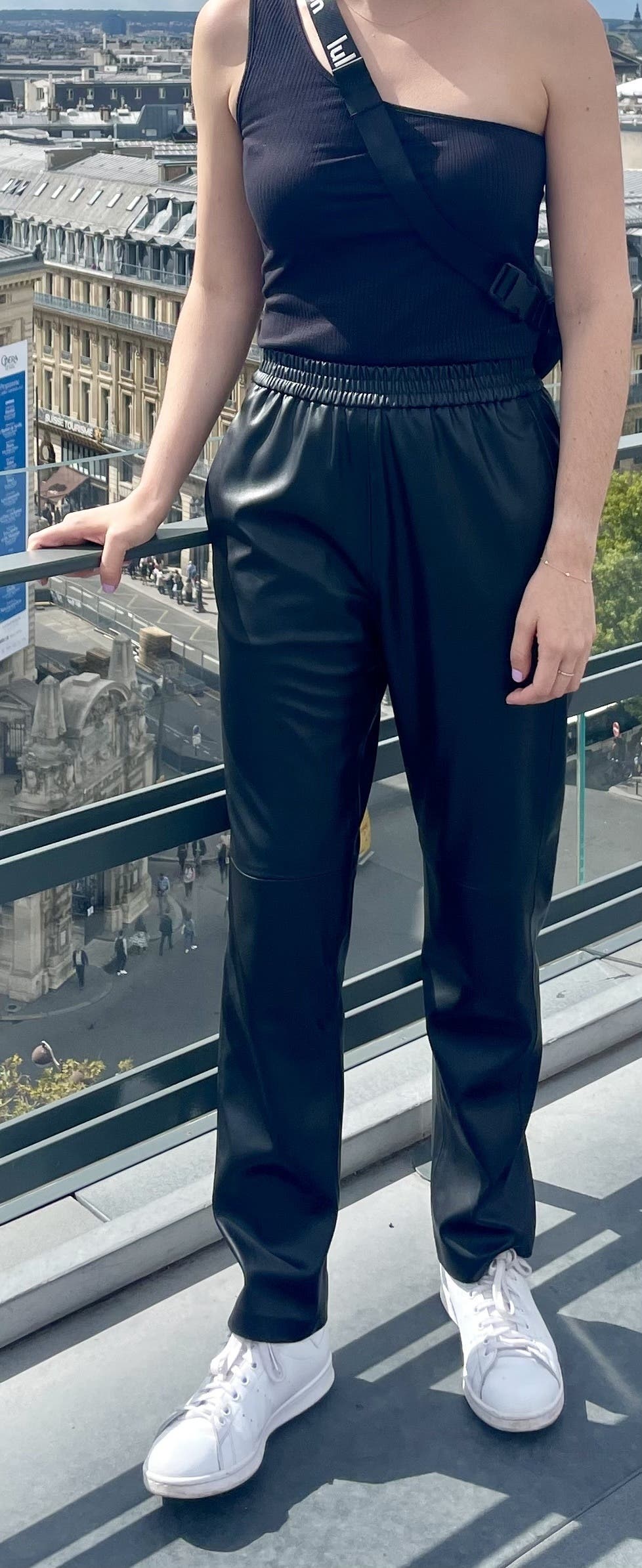 Faux Leather Joggers by 7 For All Mankind | Rent the Runway