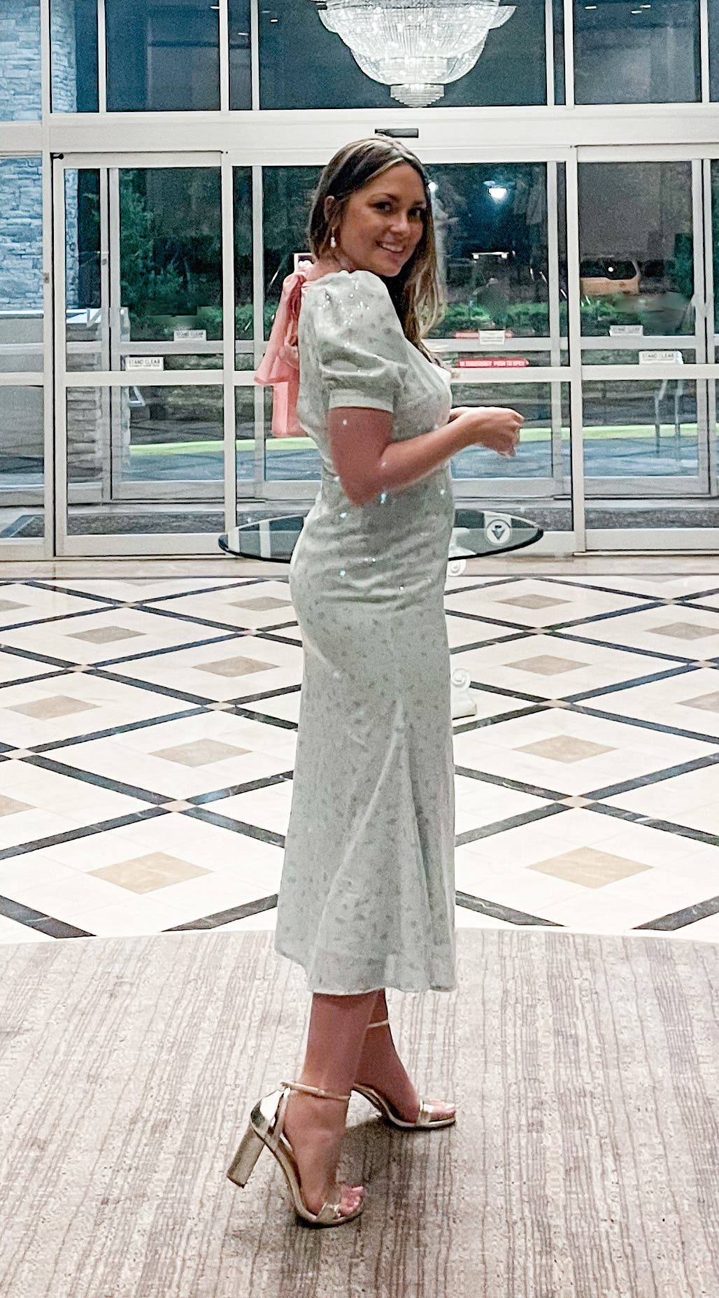 olivia rubin sequin dress Olivia Rubin Amelie Sequin Midi Dress