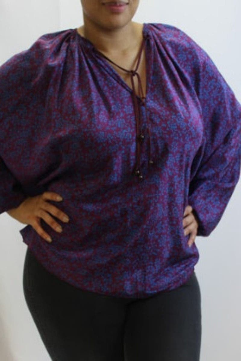Purple And Blue Chance Top by Elizabeth and James | Rent the