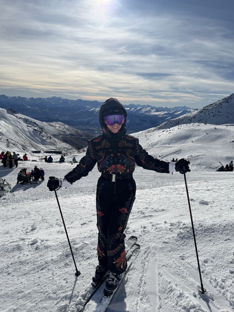 Black Macaw Ski Jumpsuit by FARM Rio | Rent the Runway