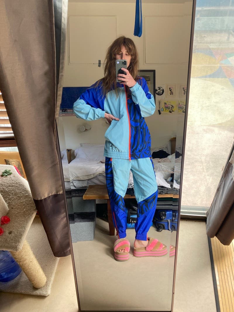 Tiger Print Track Pants by adidas by Stella McCartney | Rent