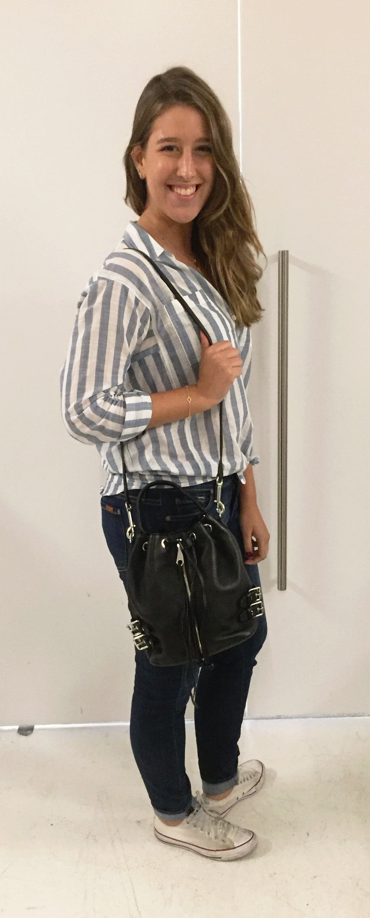Black Moto Bucket Bag by Rebecca Minkoff Accessories | Rent the Runway