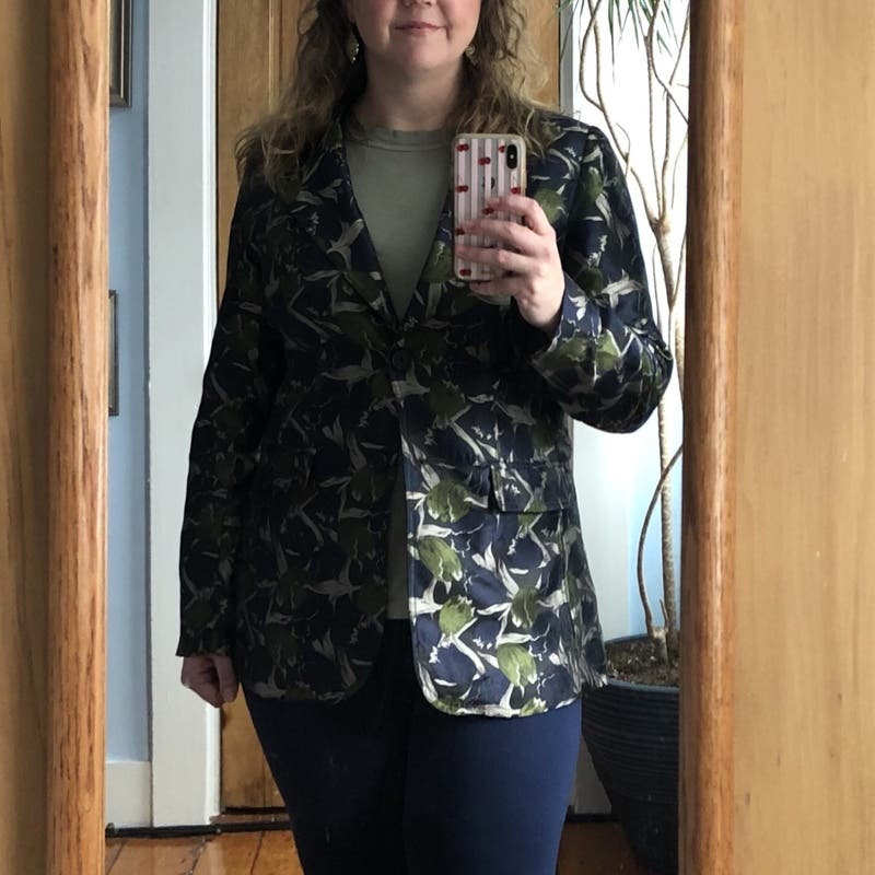 Tulip Print Suit Jacket by Derek Lam 10 Crosby x RTR | Rent the Runway