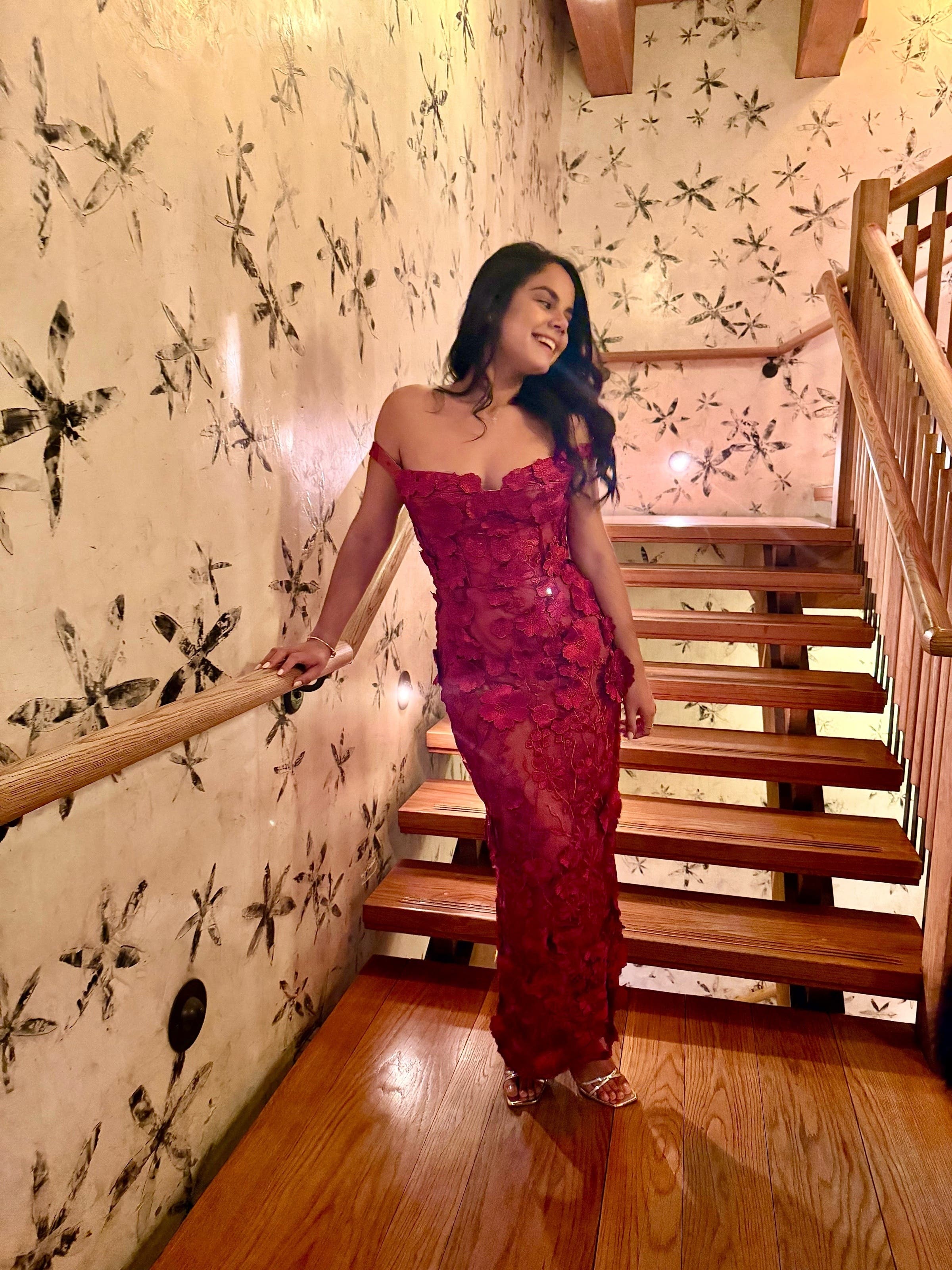 knee length dresses for ladies Jasmine Noir Gown by Bronx and Banco  The Fitzroy