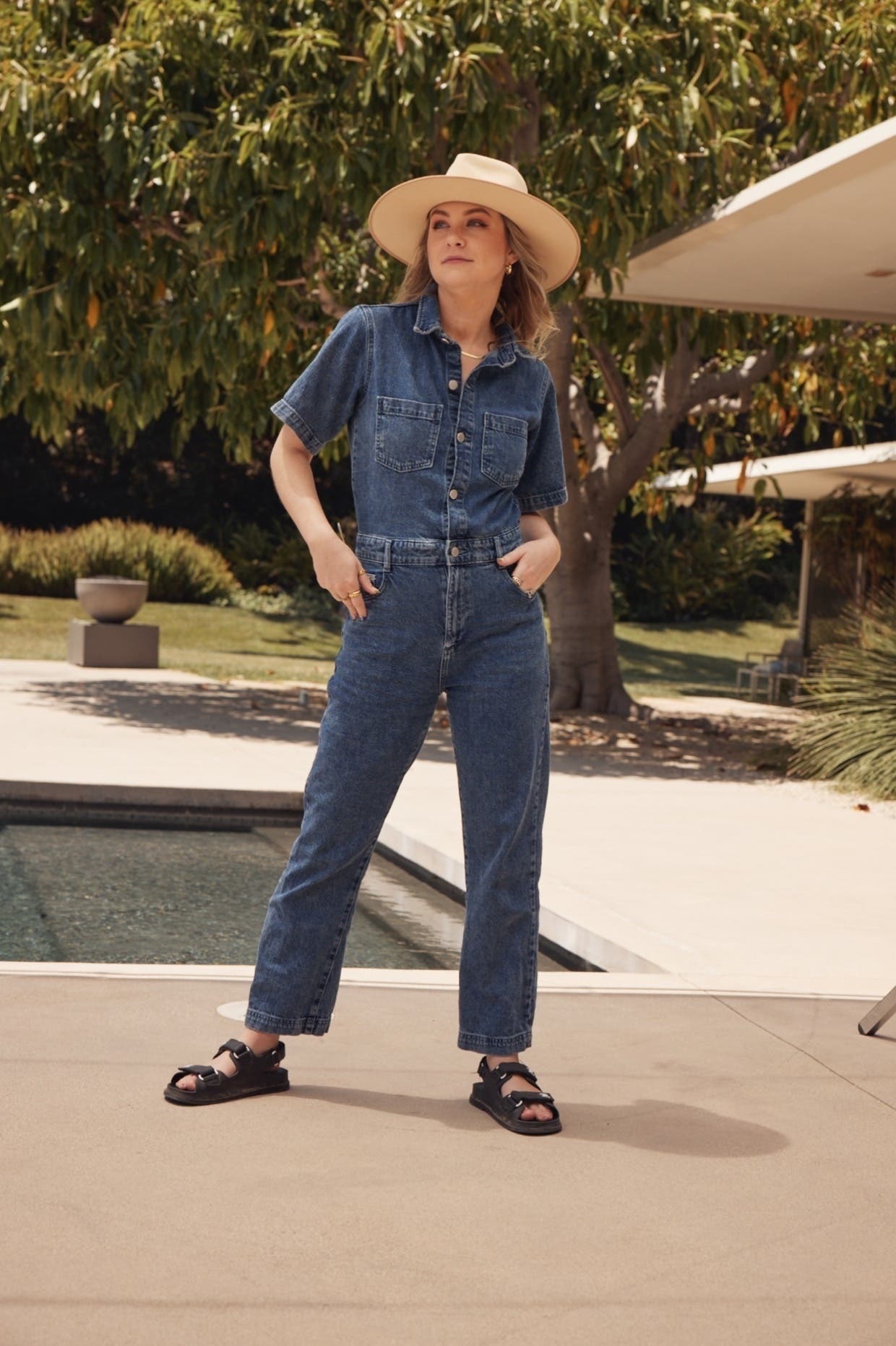 Hannah Denim Jumpsuit by DL1961 | Rent the Runway