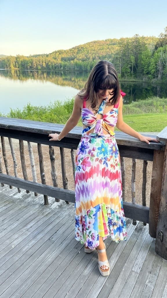 Bloom Cutout Maxi by PatBO | Rent the Runway