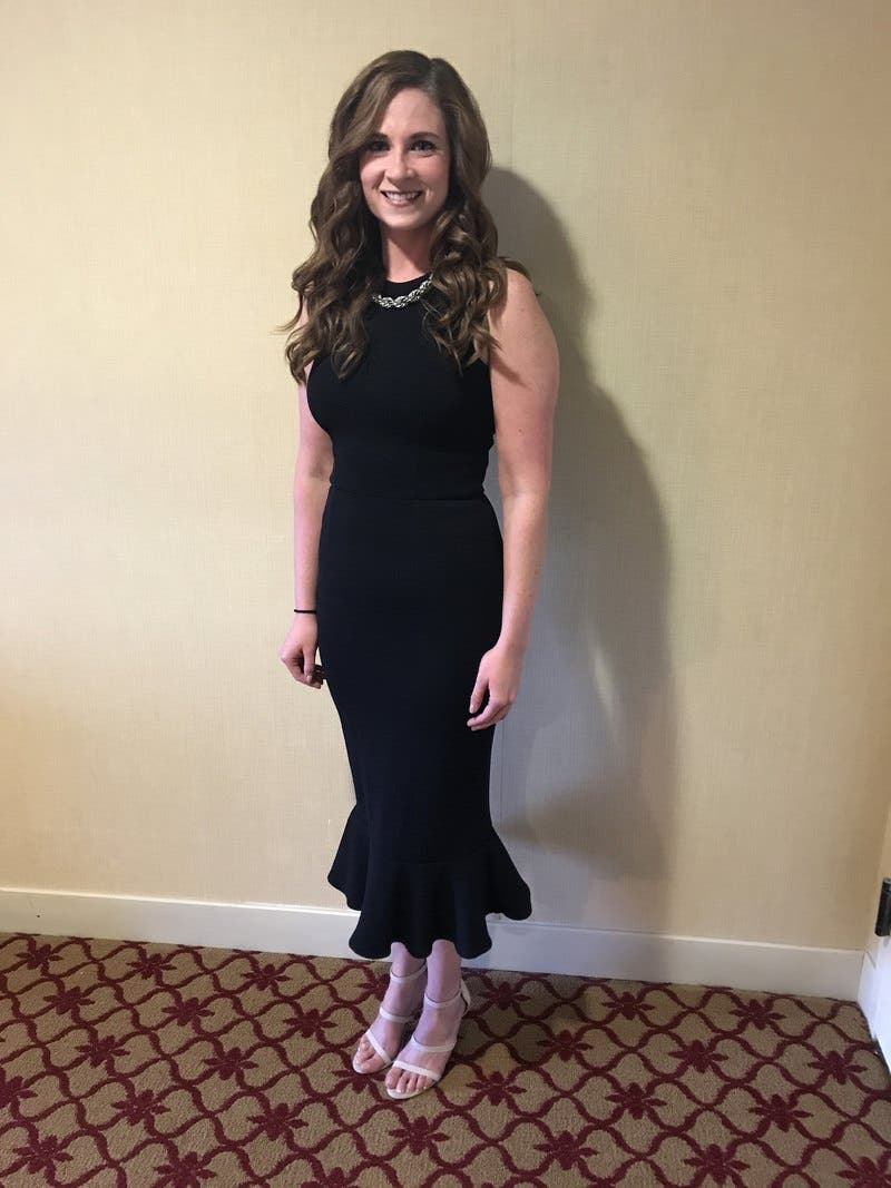 The Logan Rouched Flutter Dress