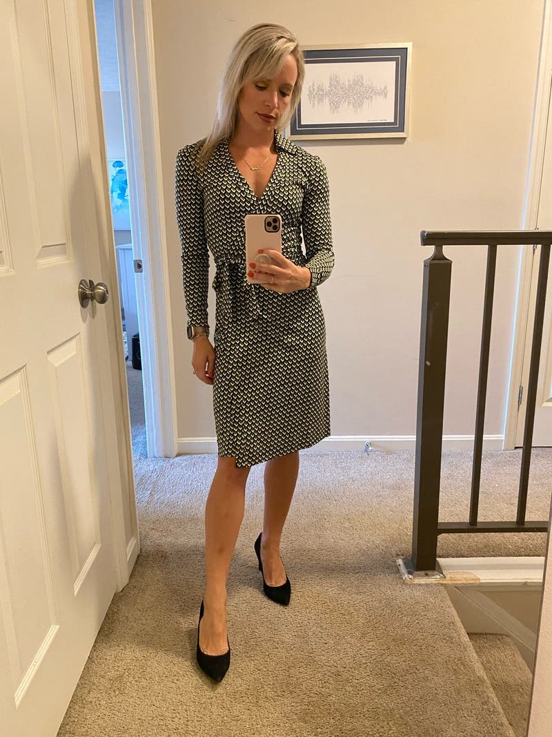 国内即発 襟付きラップ new jeanne DIANE von FURSTENBERG Jeanne Silk Jersey Wrap Dress – Diane von Furstenberg