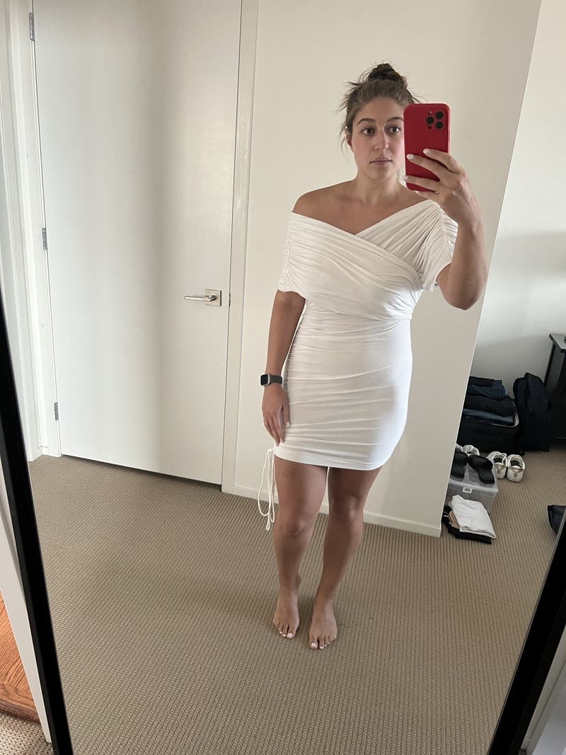 Ruched Mini Dress by LaQuan Smith | Rent the Runway