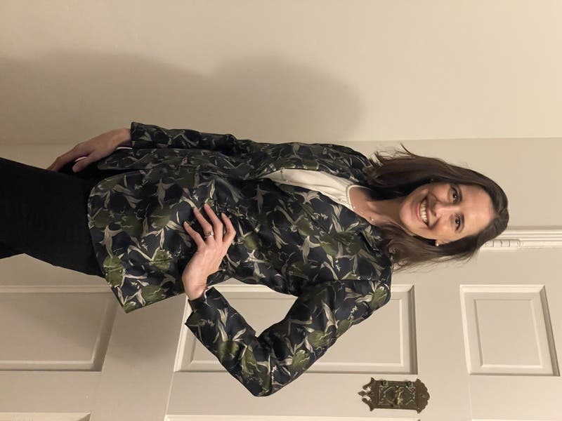 Tulip Print Suit Jacket by Derek Lam 10 Crosby x RTR | Rent the Runway