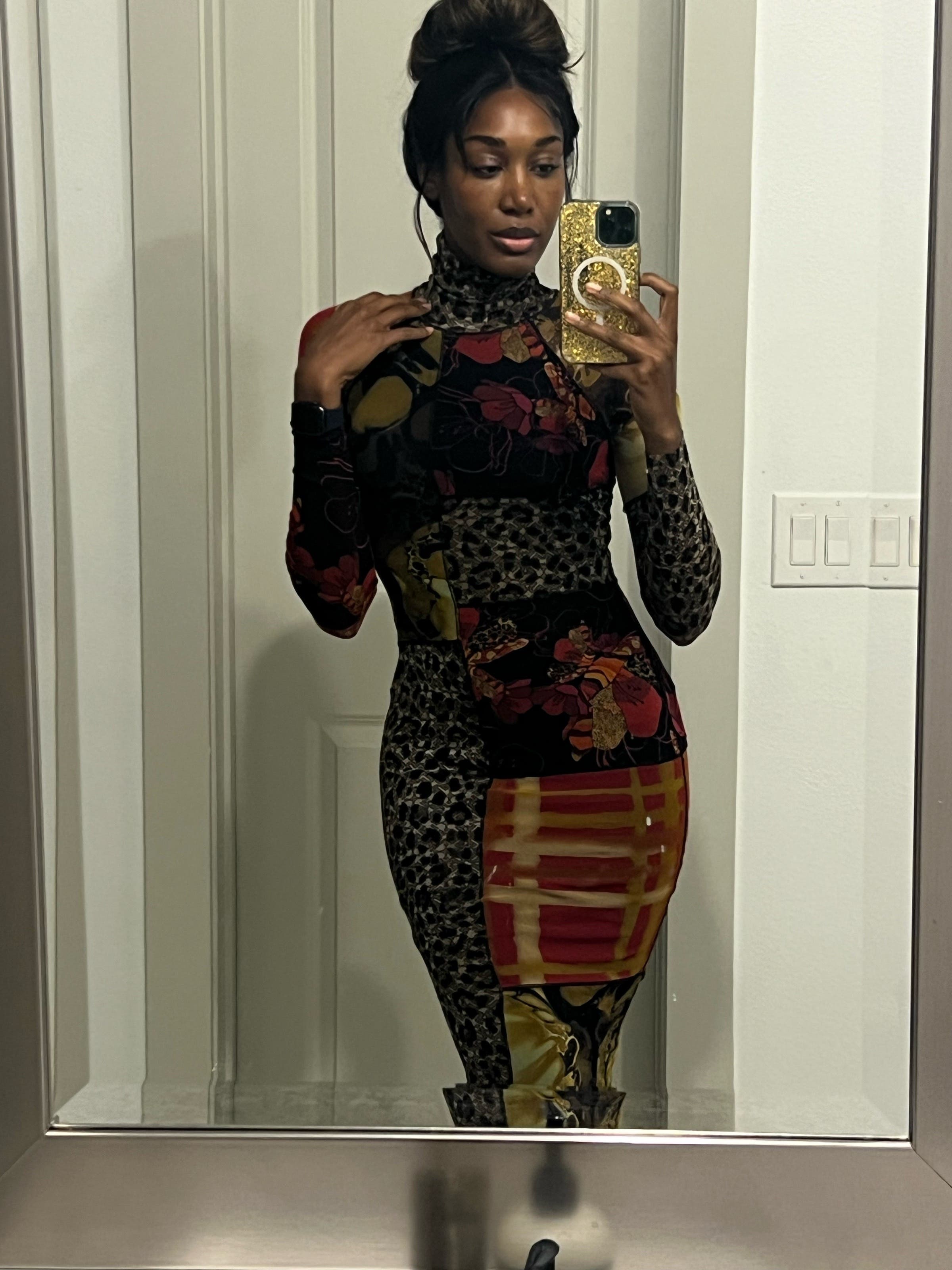 Abito Patchwork Dress by Fuzzi | Rent the Runway