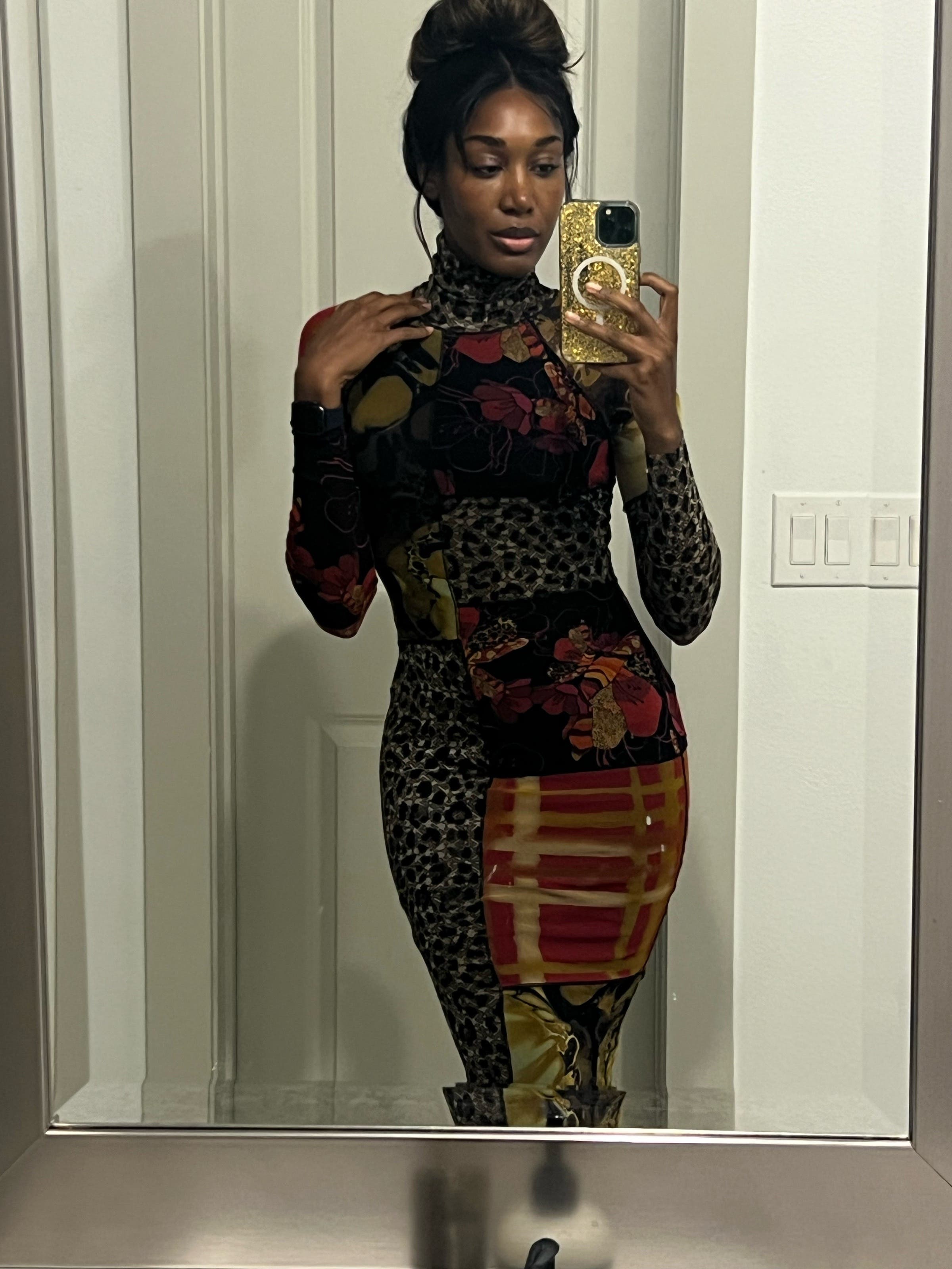 Abito Patchwork Dress by Fuzzi | Rent the Runway