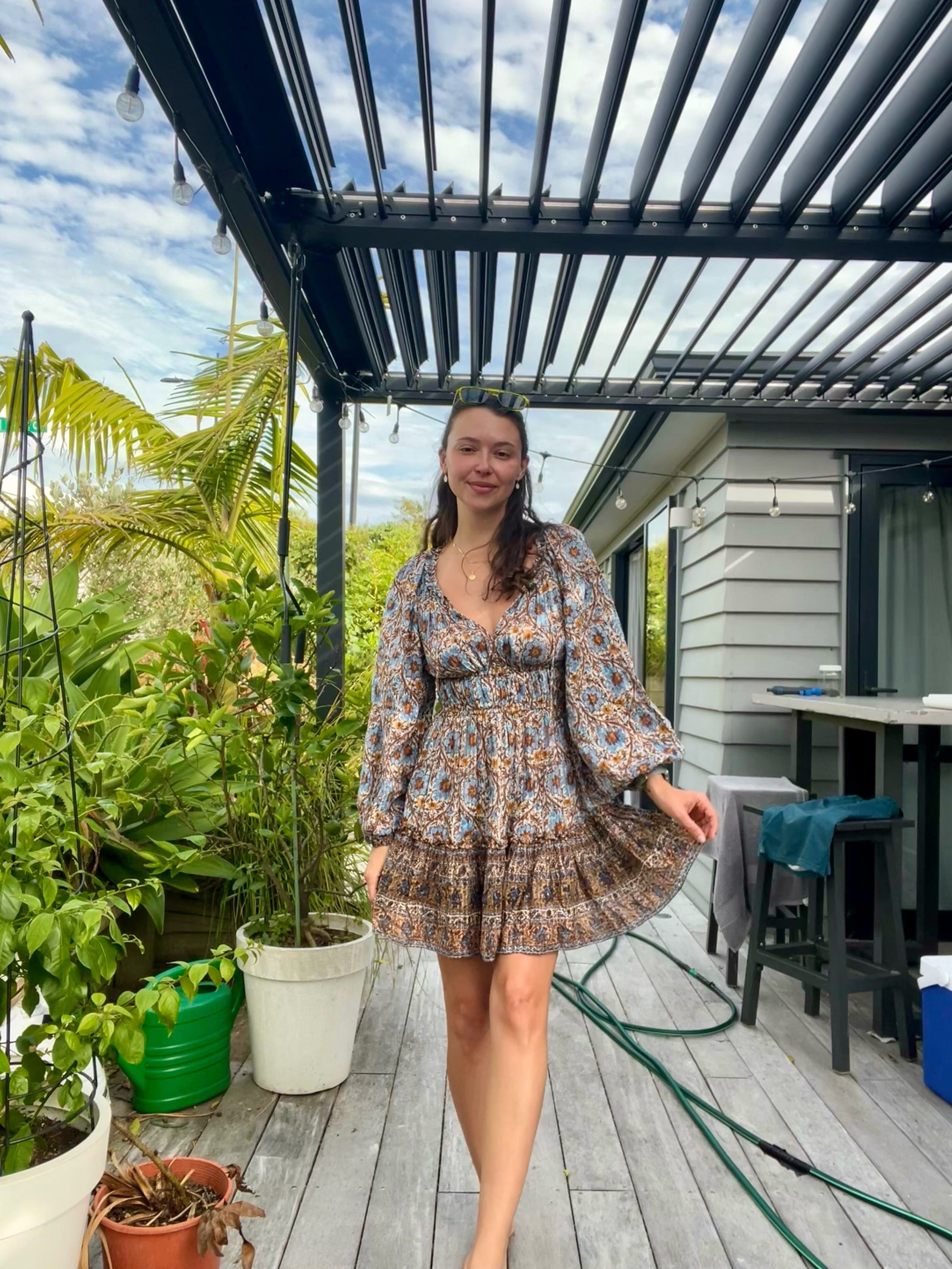 IMVAL インヴァル/ Check Layered Dress IMVO25 IMVAL / Check Layered Dress - QOOZA