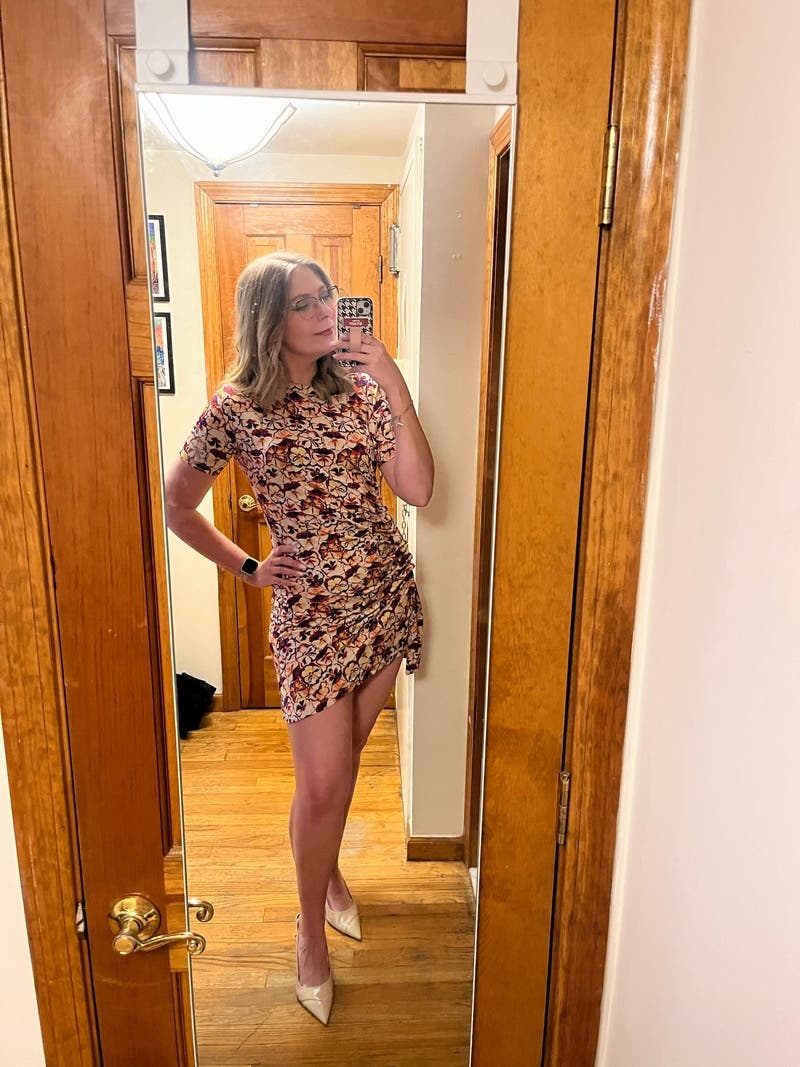 Floral Ruched Mini Dress by Rabanne | Rent the Runway