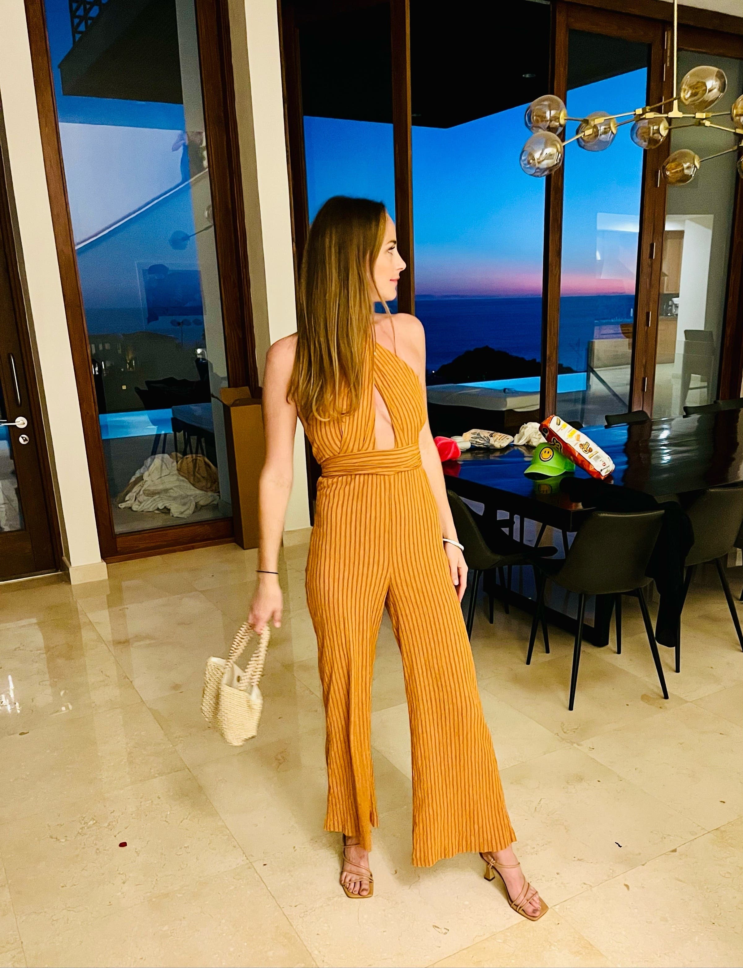Crossing Over Jumpsuit by THIRD FORM | Rent the Runway