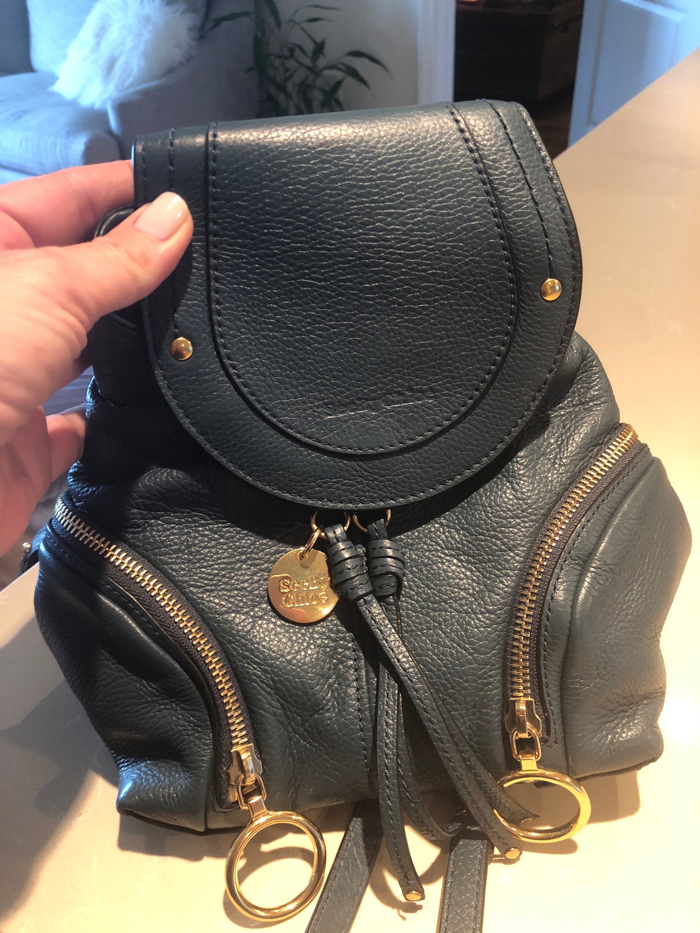 Blue Olga Backpack by See by Chloé Accessories | Rent the Runway