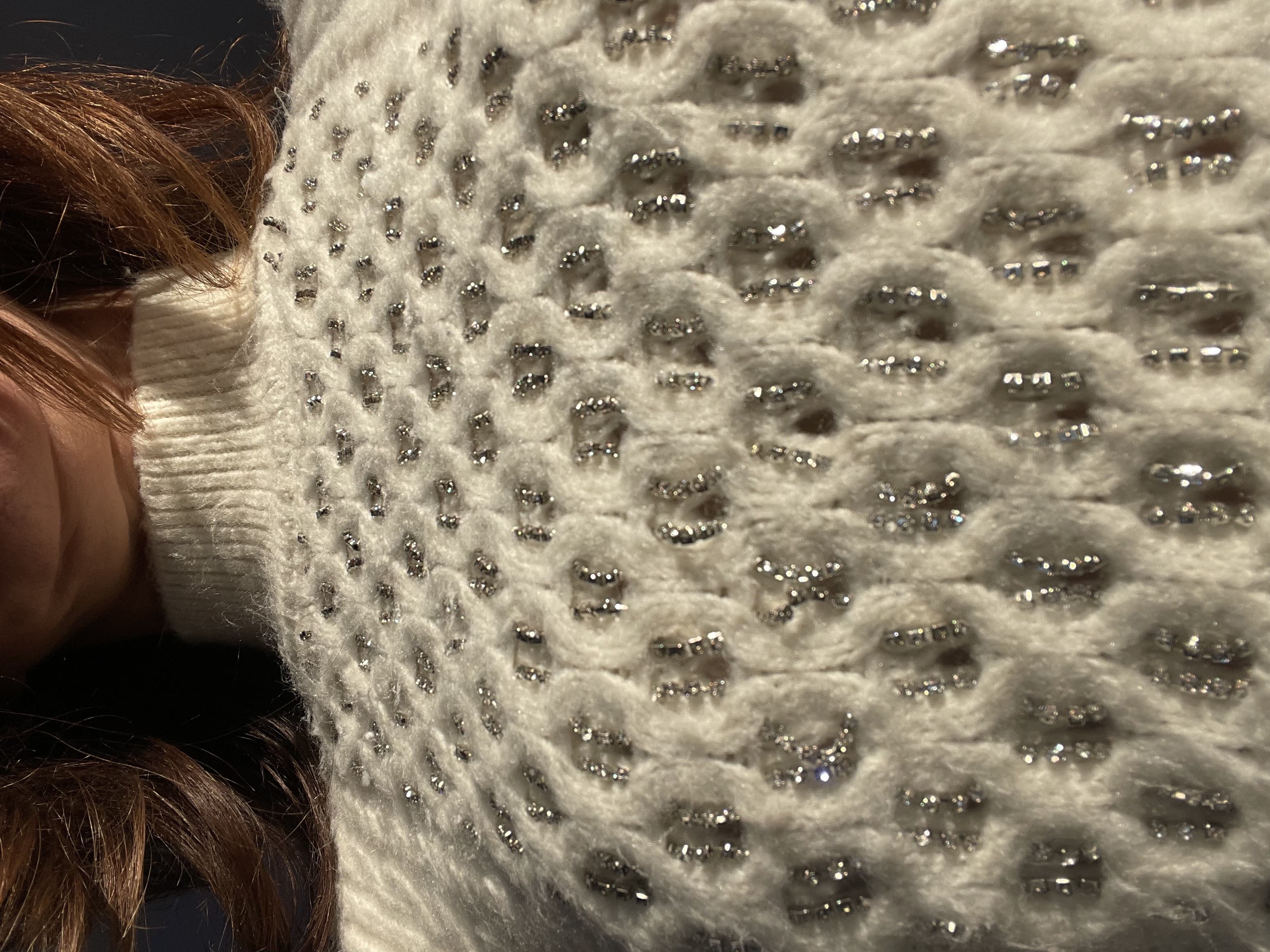 Donna Karan ダナ・キャラン リネンニット Metallic Sweater Shell | Tank | Donna Karan