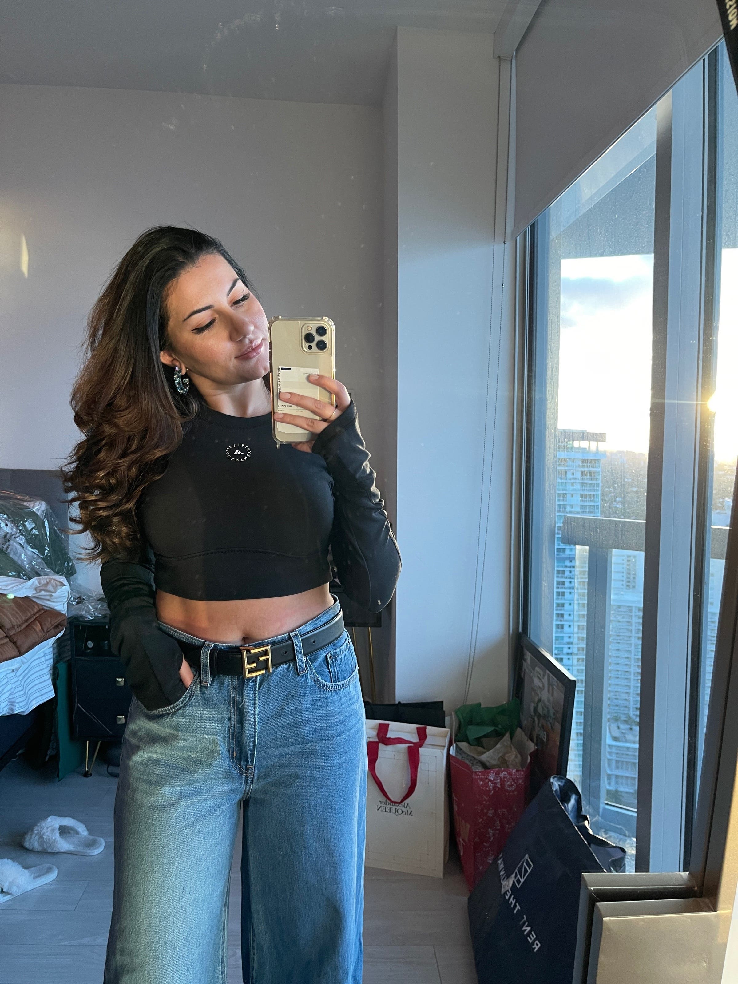 Open Back Crop Top by adidas by Stella McCartney | Rent the Runway