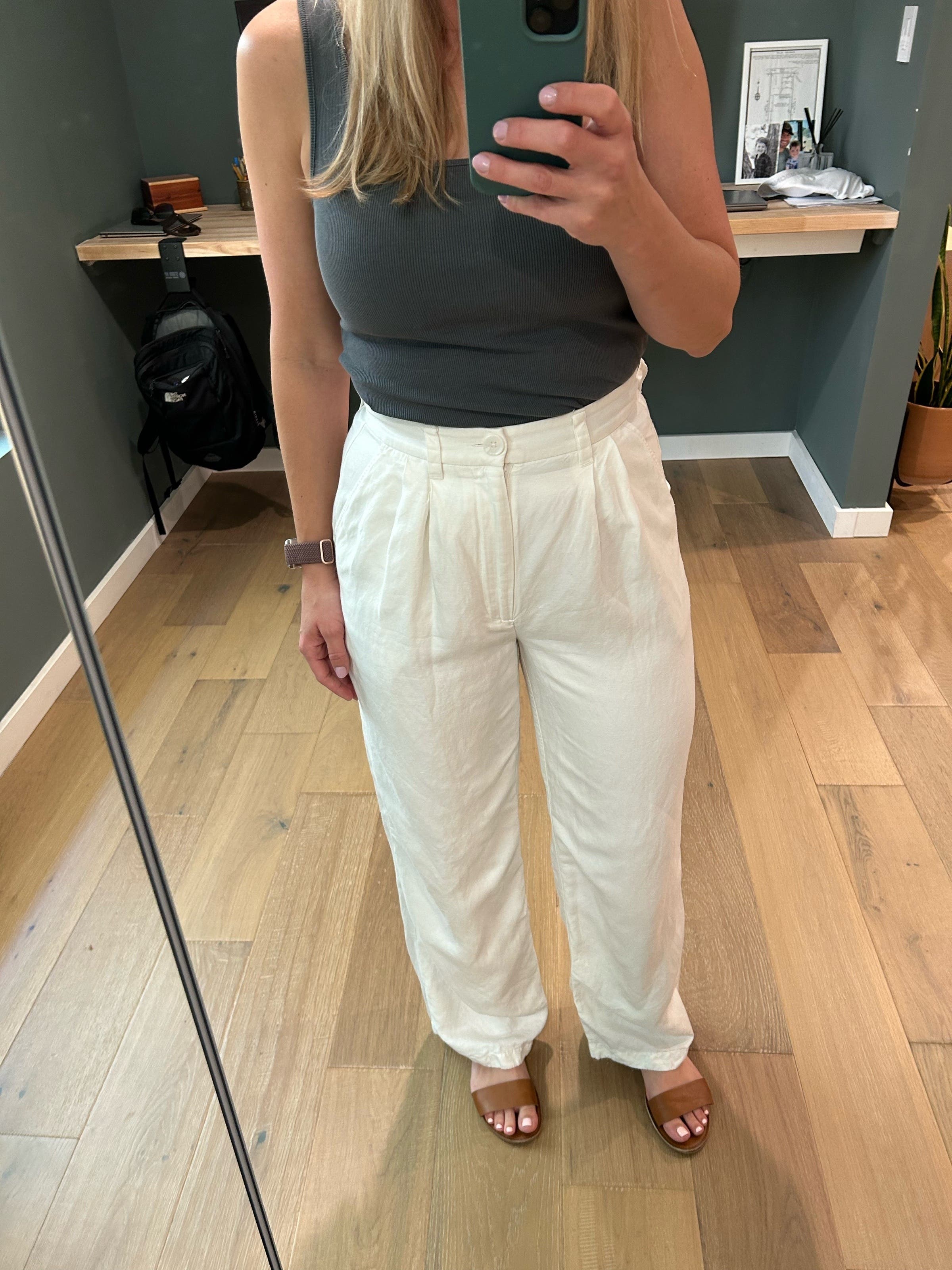White Carrie Pants by Anine Bing | Rent the Runway