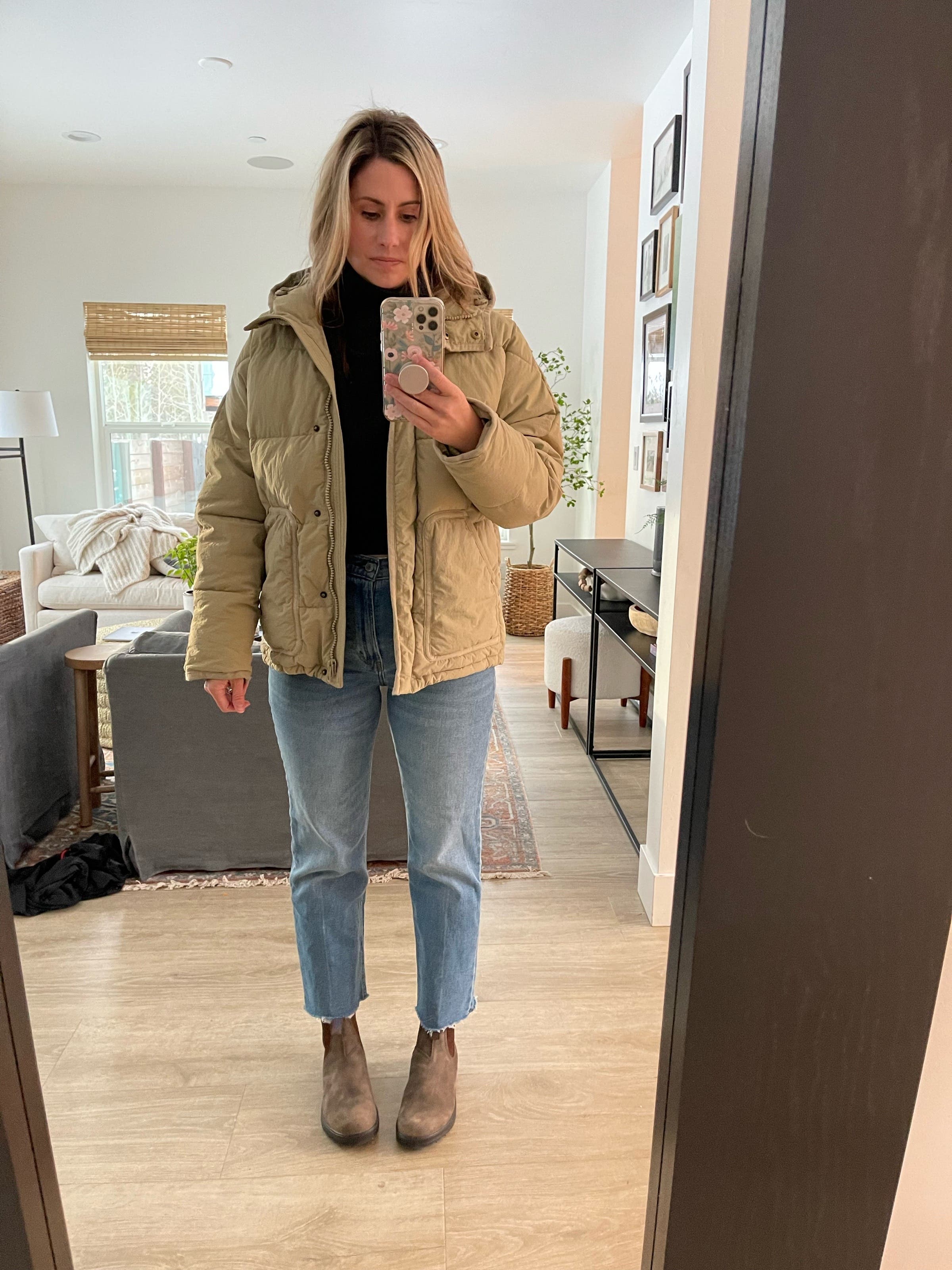 Ash Green Tokyo Puffer by Madewell | Rent the Runway