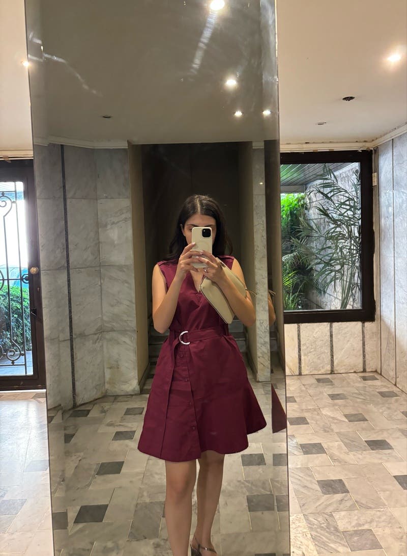 送料関税込【3.1 Phillip Lim】伸縮性ウエスト Vネックドレス Poplin V Neck Midi Dress by 3.1 Phillip Lim x RTR | Rent the