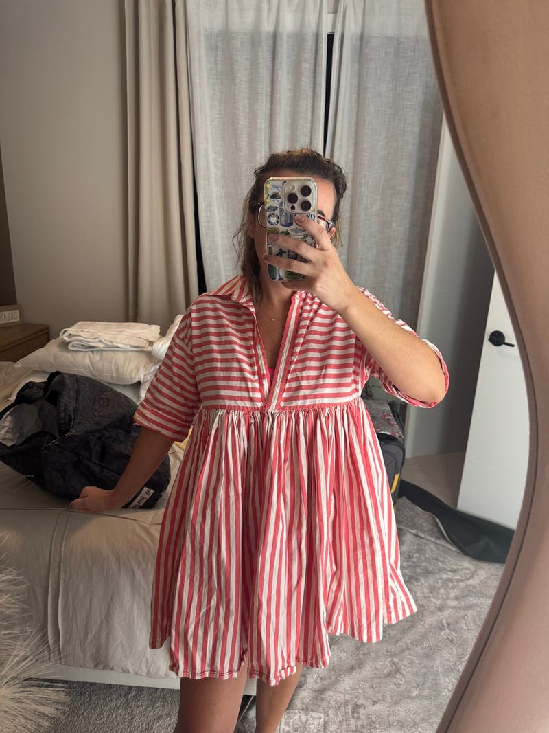 Julia Stripe Swing Shirtdress by kate spade new york | Rent