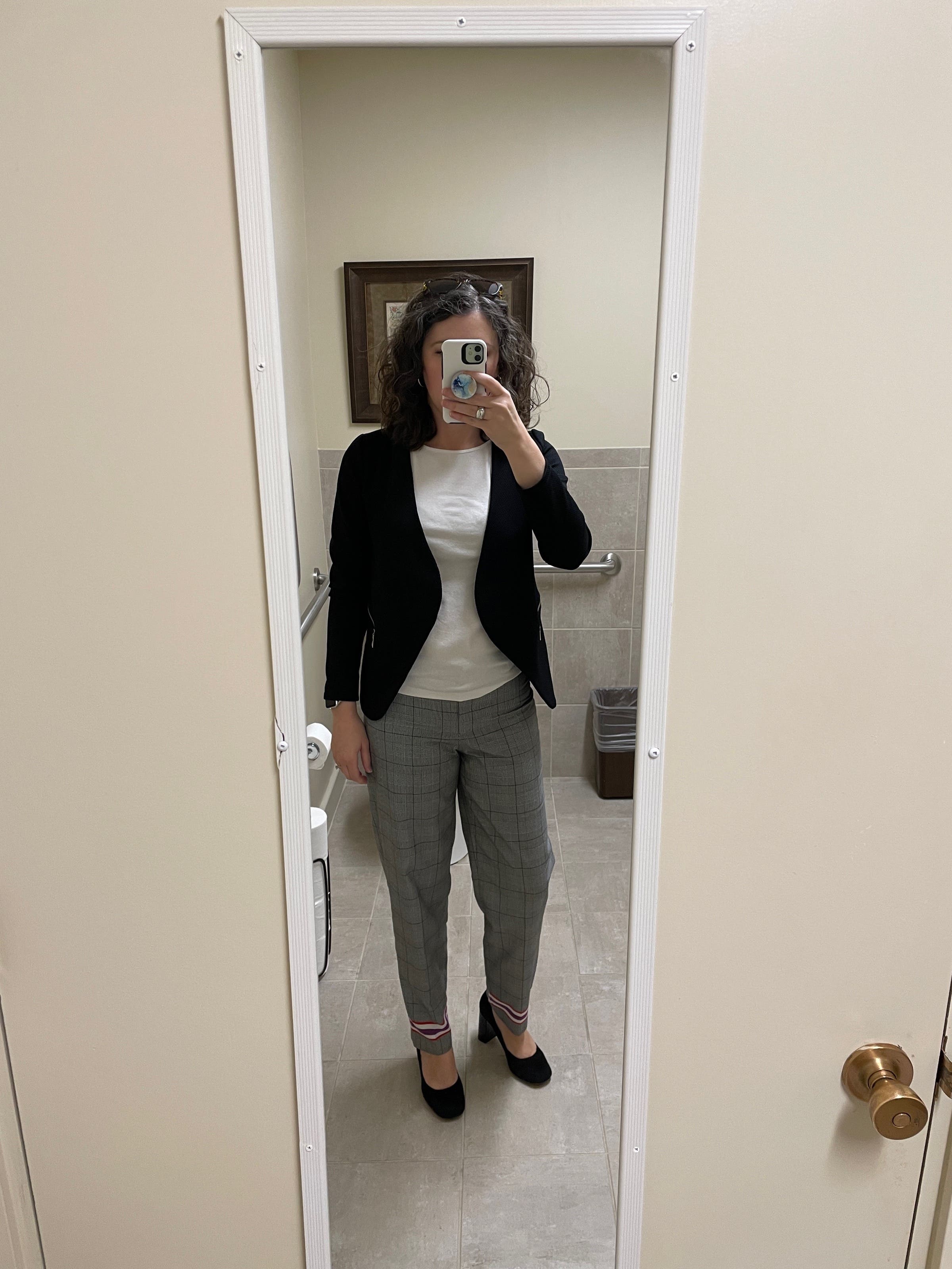 EMPORIO ARMANI ベロアスラックス　ストライプ　ストレート　レザー EMPORIO ARMANI ベロアスラックス ストライプ ストレート レザー
