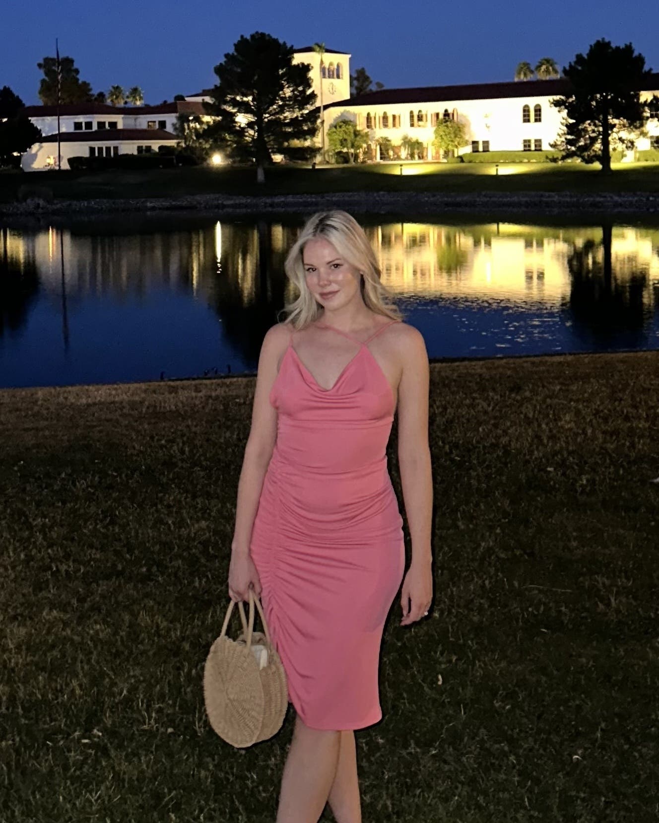 Irina Draped Dress by Andamane | Rent the Runway